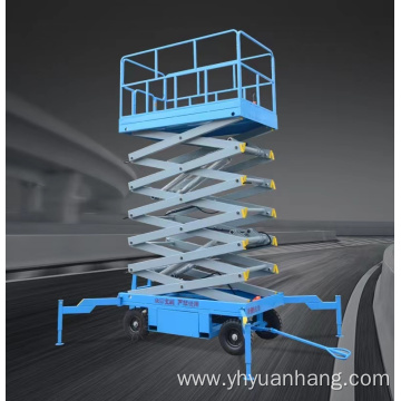 mobile lift car scissor type self hydraulic lifting